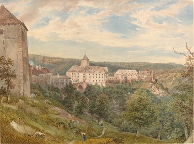 Schloss Eichhorn am Abend von Josef Höger