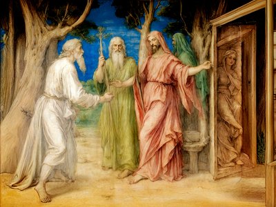 Abrahams drei Besucher von Josef Johann Michel