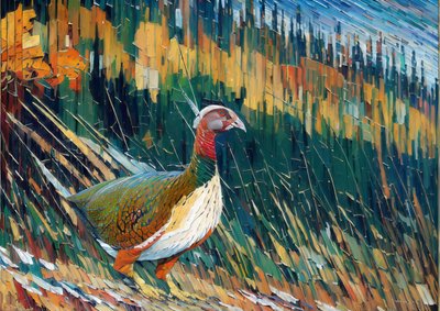 Tiere: Fasan 1 von Josef Johann Michel