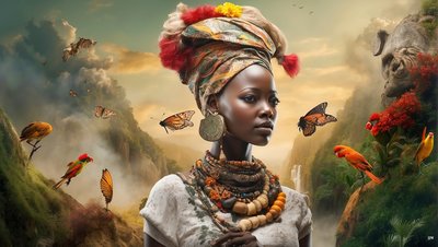 Dreamcore_traumhafte Szene-Afrika_01 von Josef Johann Michel