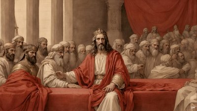 Jesus Pilatus auf dem Richterstuhl von Josef Johann Michel