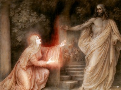Jesus sagte zu ihr - Halte mich nicht fest von Josef Johann Michel