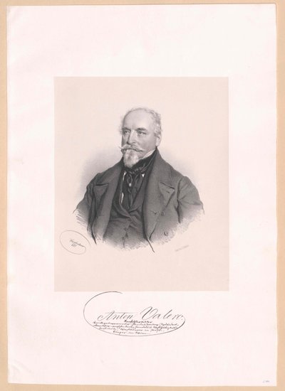 Anton Valero (Druck) von Josef Nikolaus Kriehuber