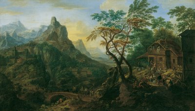 Gebirgslandschaft von Josef Orient