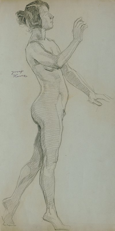Aktstudie von Josef Wawra
