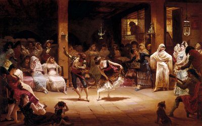 Der Tanz der Öllampe von Josep Llovera Bofill