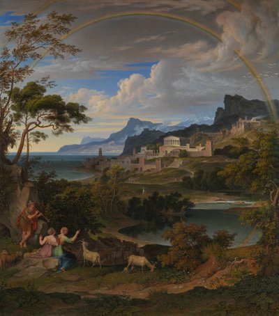 Heroische Landschaft mit Regenbogen von Joseph Anton Koch