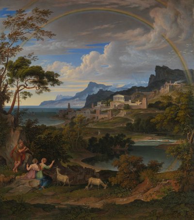 Heroische Landschaft mit Regenbogen von Joseph Anton Koch