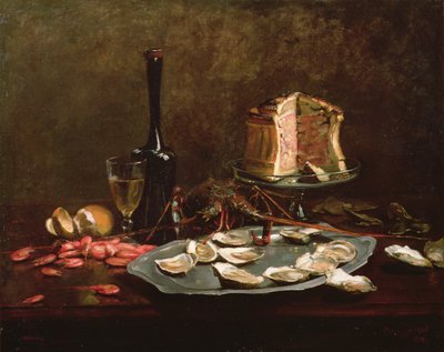 Stillleben mit Meeresfrüchten von Joseph Bail