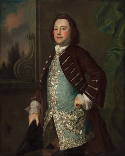 Porträt eines Gentlemans, ca. 1760 von Joseph Blackburn