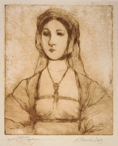 Eine flämische Dame von Joseph C. Claghorn