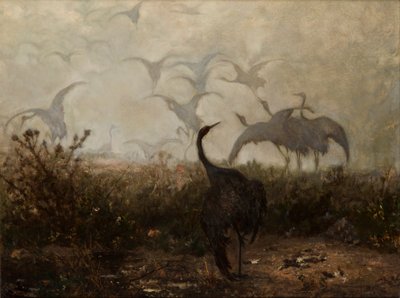 Kraniche von Joseph Chelmonski