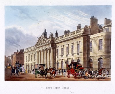 East India House, London, 1836 von Joseph Constantine Stadler