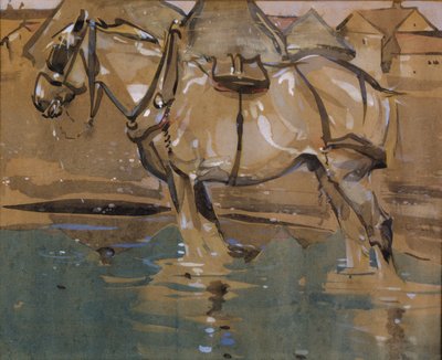 Der Trinkteich von Joseph Crawhall