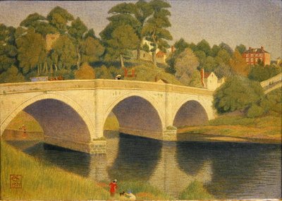 Dinham-Brücke, Ludlow von Joseph Edward Southall