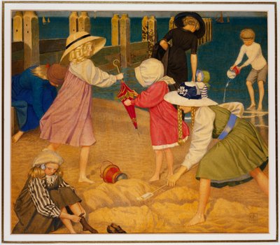 Am Strand, Southwold von Joseph Edward Southall