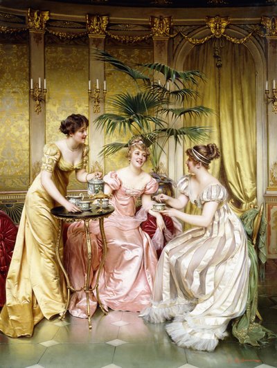 Drei für Tee von Joseph Frederick Charles Soulacroix
