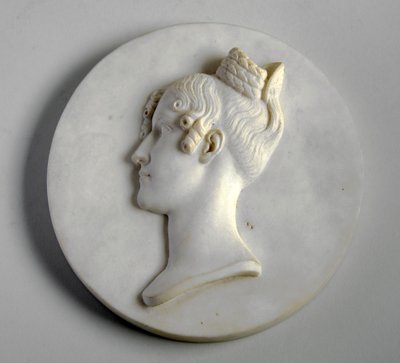 Medallion-Porträt von Mrs. Mary Brooke von Joseph Gott