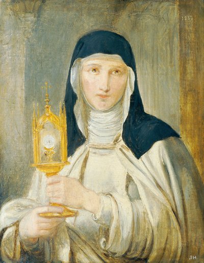 Die heilige Katharina mit Monstranz von Joseph Hasslwander