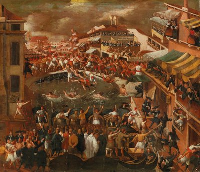 Ponte dei Pugni in Venedig von Joseph Heintz the Younger