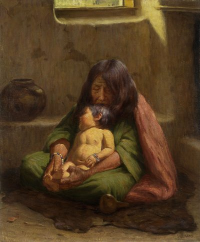 Indische Mutter und Baby von Joseph Henry Sharp