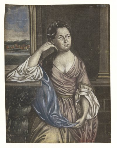 Martha Washington, veröffentlicht 1776 von Joseph Hiller