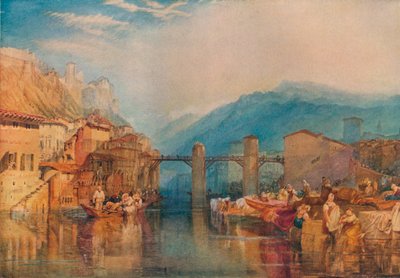 Grenoble-Brücke, 1824 von Joseph Mallord William Turner