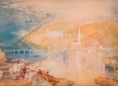 Heidelberg-Sonnenuntergang, um 1840, 1918 von Joseph Mallord William Turner