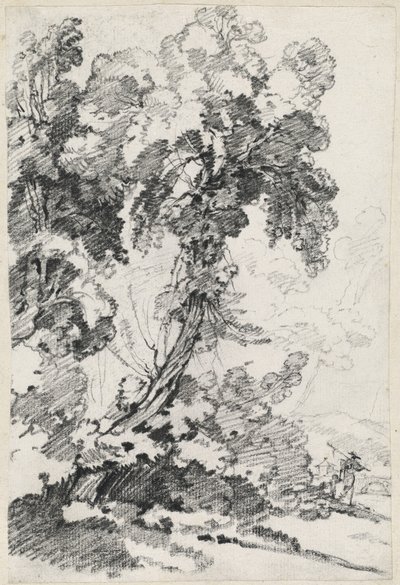 Ein hoher Baum mit Reisenden von Joseph Marie Vien