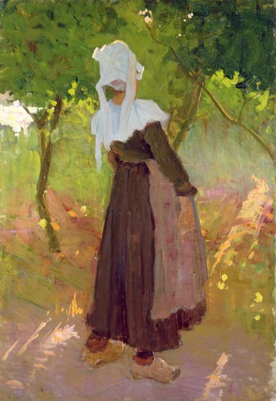 Ein Spaziergang auf dem Land in der Bretagne von Joseph Milner Kite