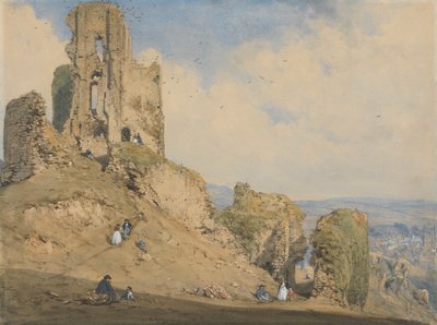 Corfe Castle, Dorset von Joseph Nash