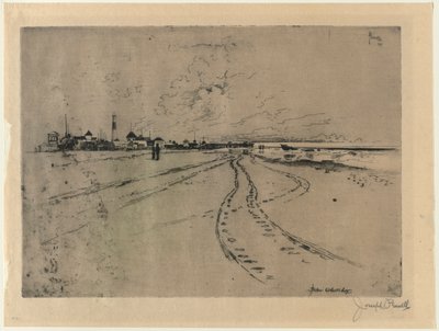 Unterhalb von Atlantic City, 1881 von Joseph Pennell
