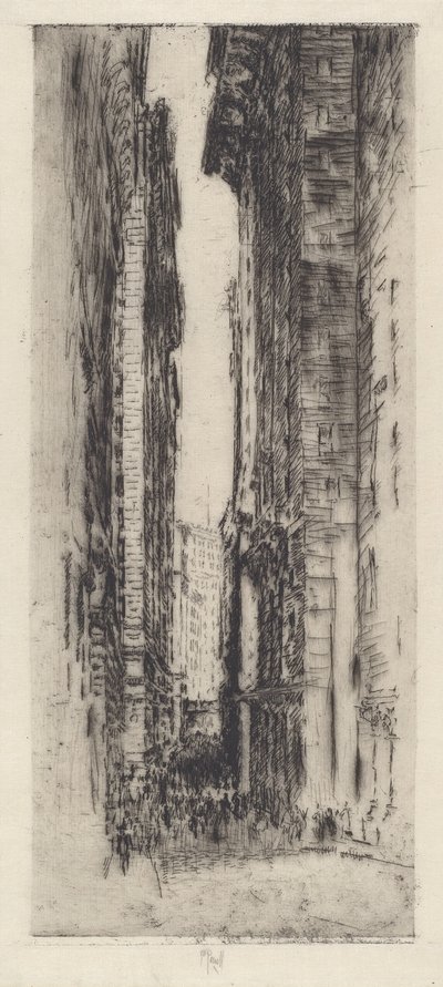 Canyon, Nr. III von Joseph Pennell