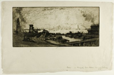Kohlekais, Staten Island, Nr. II von Joseph Pennell