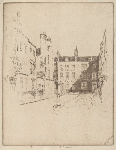 Cowley Street, Westminster von Joseph Pennell