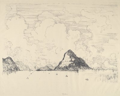 Eingang zum Kanal vom Pazifik von Joseph Pennell