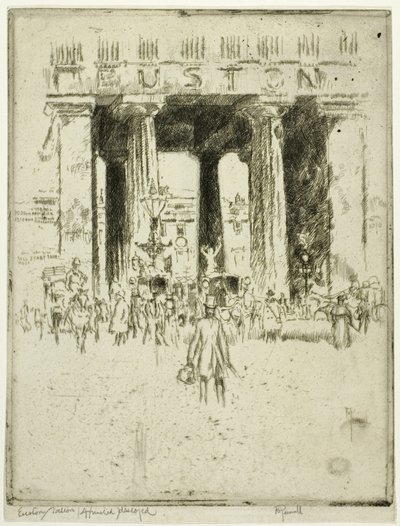 Euston von Joseph Pennell