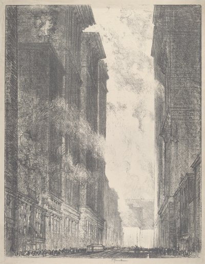 Vierte Avenue von Joseph Pennell