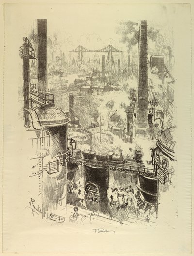 Von den Spitzen der Öfen von Joseph Pennell