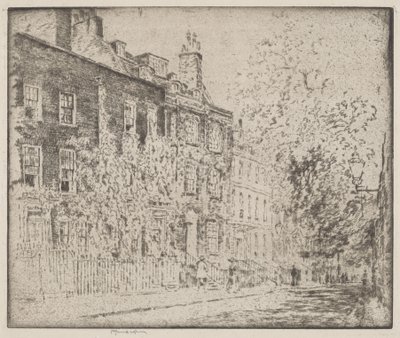 Great College Street, Westminster von Joseph Pennell