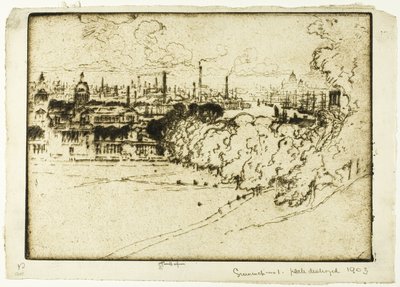 Greenwich Park, Nr. 1 von Joseph Pennell