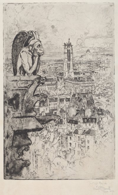 Der Stryge von Joseph Pennell