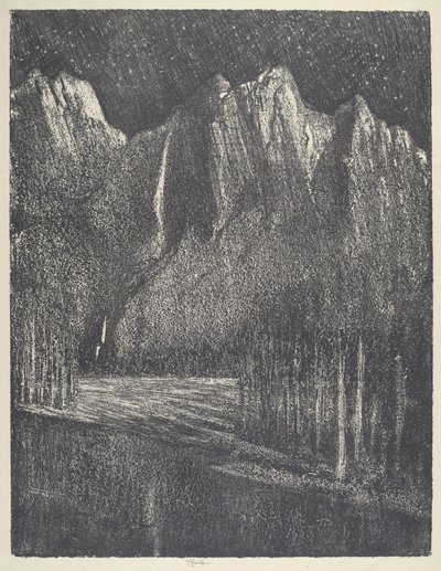 Nacht im Yosemite von Joseph Pennell