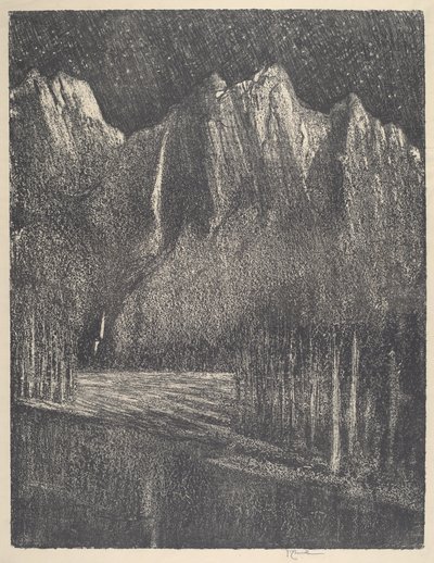 Nacht im Yosemite, 1912 von Joseph Pennell
