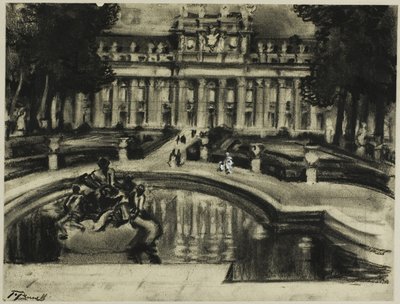 Palast La Granja von Joseph Pennell