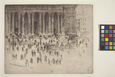 Pflaster, St. Pauls, London von Joseph Pennell