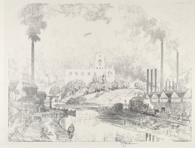 Frieden und Krieg, 1916 von Joseph Pennell