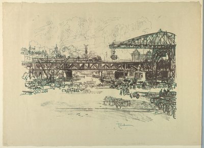 Bahnhof, Berlin von Joseph Pennell