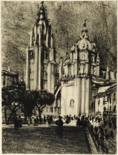Die Kathedrale, Toledo von Joseph Pennell