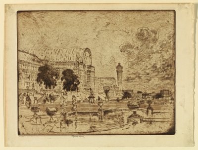 Der Kristallpalast, London von Joseph Pennell